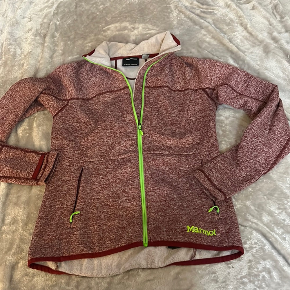 Marmot heathered fleece jacket